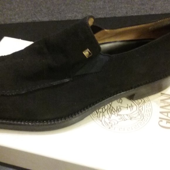 Gianni Versace Mens Dress Shoes Sweade Loafers main image 6